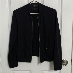 Black Bomber Jacket
